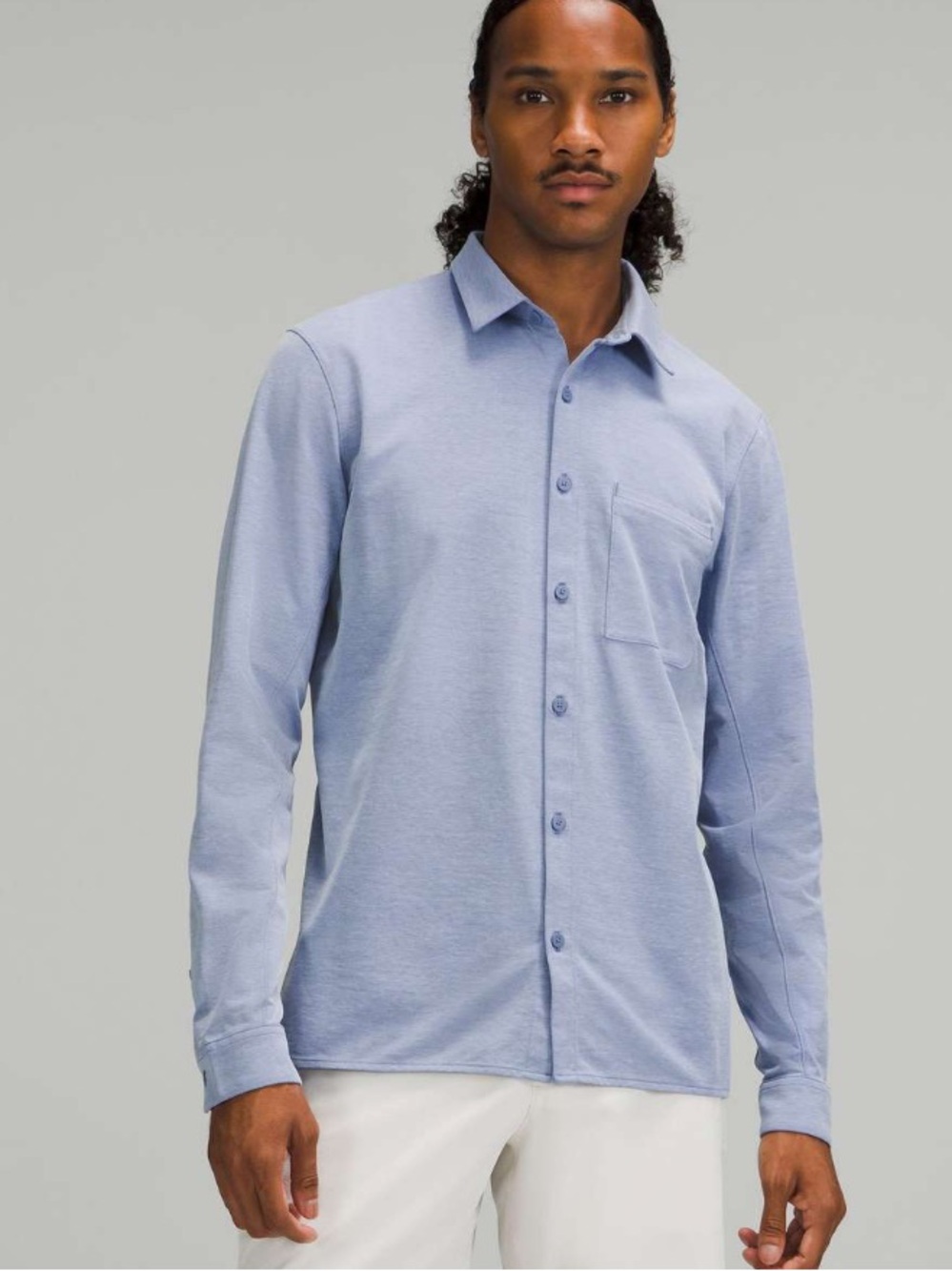 Lululemon Commission Long Sleeve Shirt
Harbor Blue / White